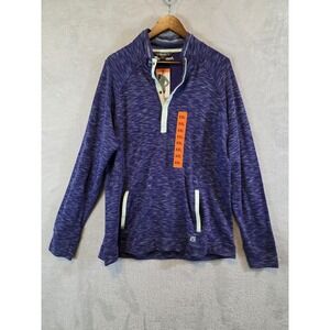 NWT Avalanche Sweatshirt Womens XXL Purple Loma Snap Pullover Outdoor Activewear